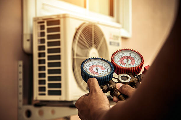 Professional Hvac technician working in Lumberville, PA